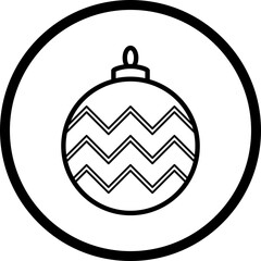 Obraz premium Christmas, New Year Vector Icon element, Isolated white background