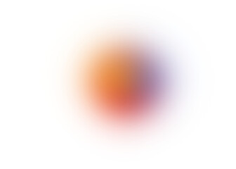 Blur gradient circle transparent