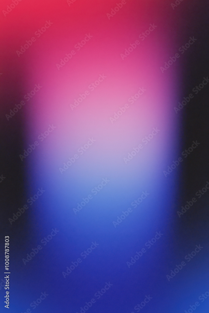 Poster vibrant gradient blending red, pink, and blue hues, creating an abstract and visually striking backg