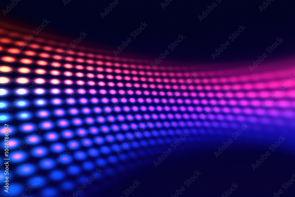Poster vibrant abstract background featuring colorful dots, creating a dynamic wave pattern, perfect for ar