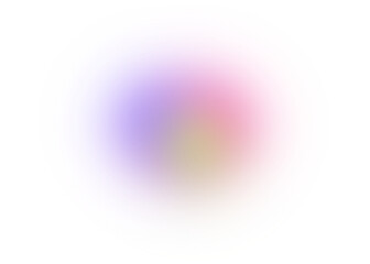 Blur gradient circle transparent