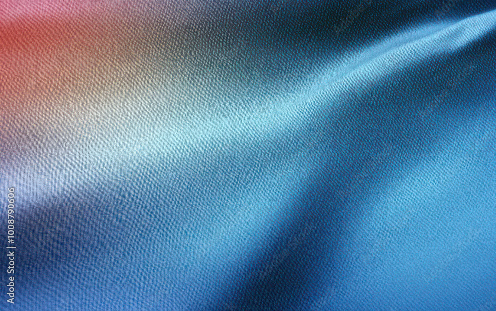 Poster a smooth gradient fabric texture, blending soft hues of red and blue. ideal for backgrounds, textile