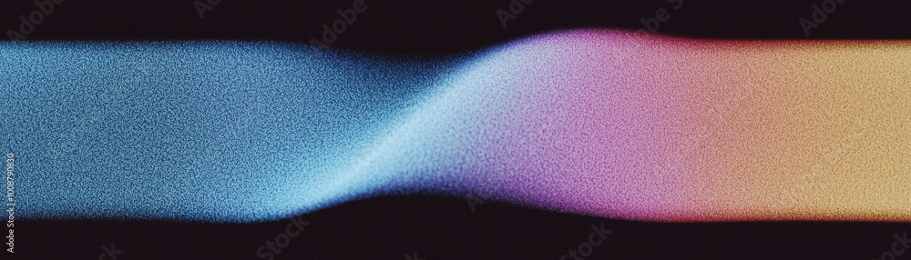 Poster abstract wave pattern showcasing vibrant colors, blending harmoniously to create a visually stunning