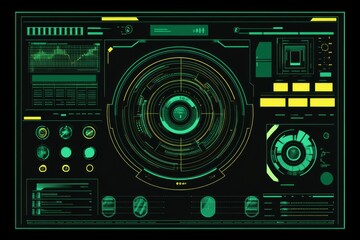 Fototapeta premium Weapon targeting pointers, aiming markers, and targets that are seen with weapons or weapons aiming. Sniper aim, isolated targets.