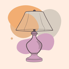 Obraz premium lamp light vect or illustration