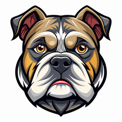 english bulldog head