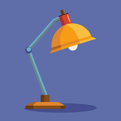 lamp light vect or illustration