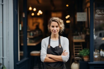 Portrait of a female Caucasian small business owner
