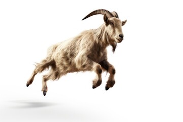 Obraz premium Jumping goat livestock wildlife animal.