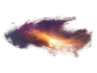 Fototapeta premium Stunning Cosmic Cloud with Vibrant Colors and Glimmering Stars