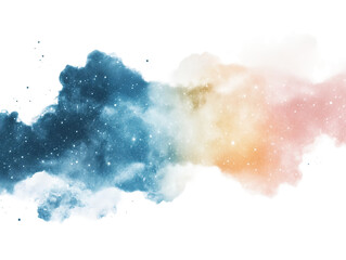 Obraz premium Abstract Colorful Smoke Waves Flowing