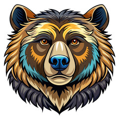 lion head vector