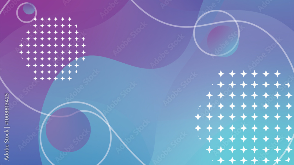 Poster abstract colorful gradient geometric shape background.