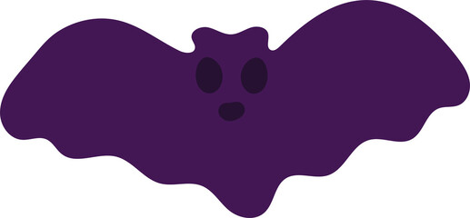 Happy Halloween day isolate element of bat.