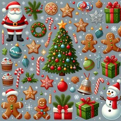 christmas seamless pattern
