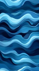 Fototapeta premium Abstract blue and white fluid background, swirling shapes in shades of oceanic blues and greens, creating an otherworldly atmosphere