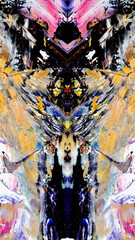 Abstract background wallpaper. Ethnic pattern. Mixtures of oil paint. Trendy hand painting canvas. Wall decor and Wall art prints Idea. 3D Texture. Art object