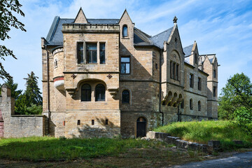 A view of Beyernaumburg Castle in Saxony-Anhalt