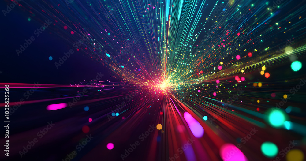 Poster big data, wireless information flow. data portal, open data system. global cyberspace concept. high 