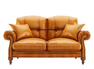 Obraz premium Sofa isolated on transparent background