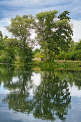 A view of a lake near Allstedt in Saxony-Anhalt
