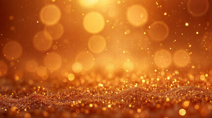 キラキラ光るオレンジ背景、テクスチャ　 
Glittery orange background material