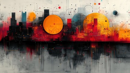 dynamic blend of economic symbols charts and graphs illustrating a 31 percent inflation rate depicted with a modern vibrant color palette to convey urgency and movement