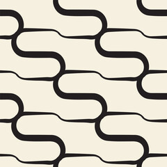 Vector geometric pattern with intertwined ovals