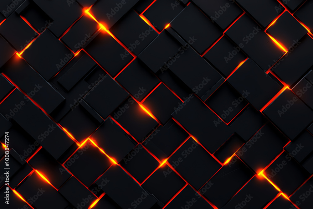 Poster dark abstract background with layered back tone elements, geometric shapes, and soft gradient overla