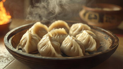 Savor the warmth and aroma of these delicious steamed dumplings