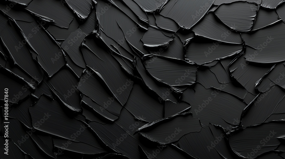 Poster abstract background with dark back tone and rough textured surface, deep shadows and sharp contrast
