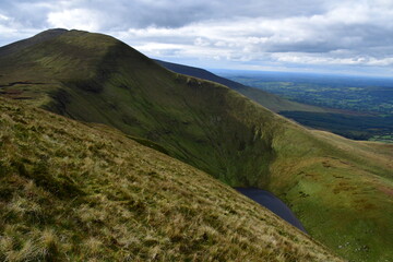 Fototapeta premium Borheen Lough, Galty Mountains, Galtee Mountains, Co. Tipperary, Ireland