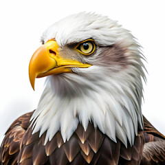 Obraz premium picture of eagle in white background