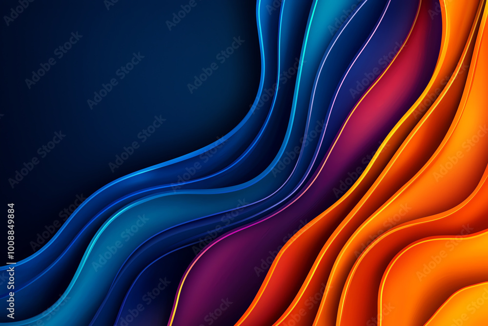 Poster highcontrast abstract background with deep back tone, bold shapes, and subtle texture transitions