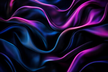 Fototapeta premium Highcontrast abstract background with dark back tone, vibrant highlights, and sharp geometric patterns