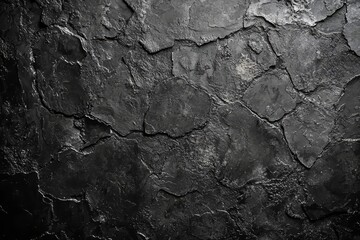 Obraz premium Dark black stone texture background , isolated on white background, , copy space for text,