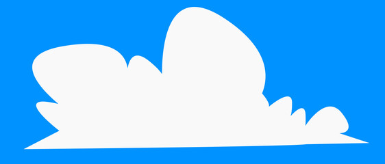 set of clouds element  for illustration decoration white sky with other variant