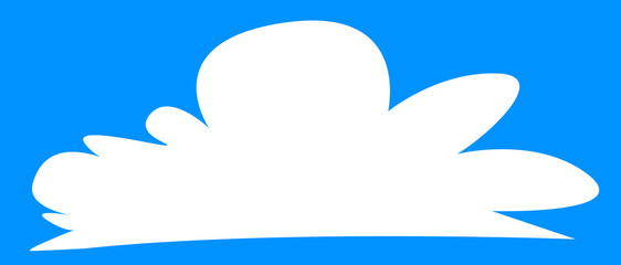 set of clouds element  for illustration decoration white sky with other variant
