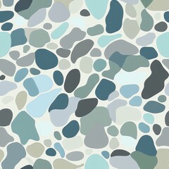 Abstract Terrazzo Flooring Pattern with Pastel Colors