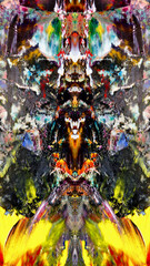 Abstract background wallpaper. Ethnic pattern. Mixtures of oil paint. Trendy hand painting canvas. Wall decor and Wall art prints Idea. 3D Texture. Art object