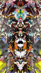 Abstract background wallpaper. Ethnic pattern. Mixtures of oil paint. Trendy hand painting canvas. Wall decor and Wall art prints Idea. 3D Texture. Art object