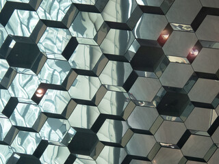 abstraction from a building in Iceland