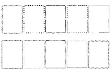 Hand Drawn Border Clipart and Doodle Frames: Cute and Decorative Elements for Planners, Journals, and Digital Designs
