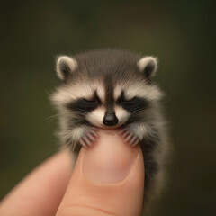 Obraz premium Sharpen the tiny animals of the cute little world.