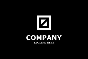 letter z inside a square logo frame