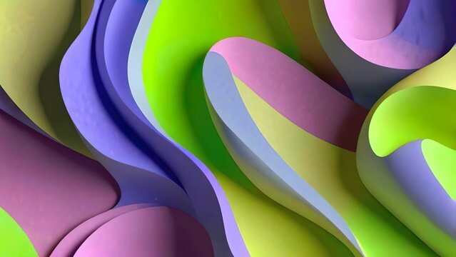 abstract colorful background with corve smooth waves