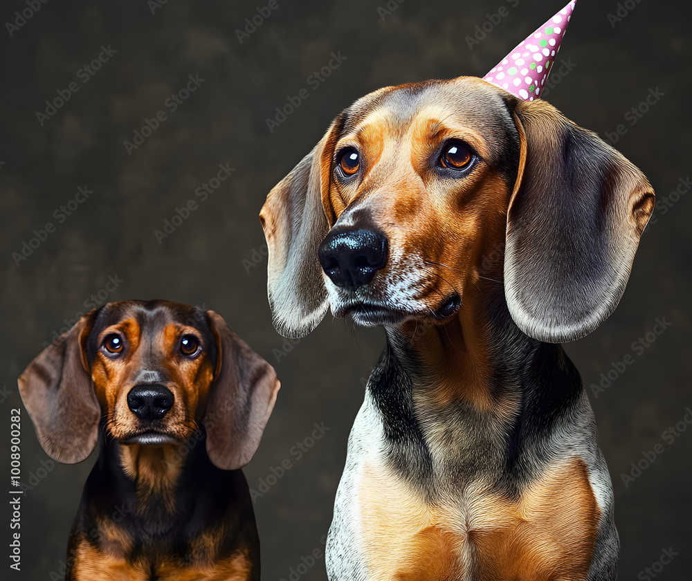 Poster PNG Mammal animal hound dog.