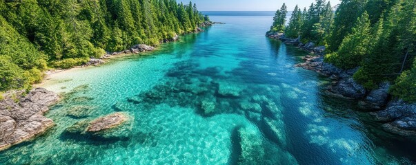 Family Adventure Searching for the Perfect Fishing Spot on a Vast, Crystal-Clear Lake Scenic Discovery Exploration for a Memorable Day Out