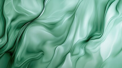 Elegant jade green background with a soft, subtle gradient, creating a refined and luxurious look