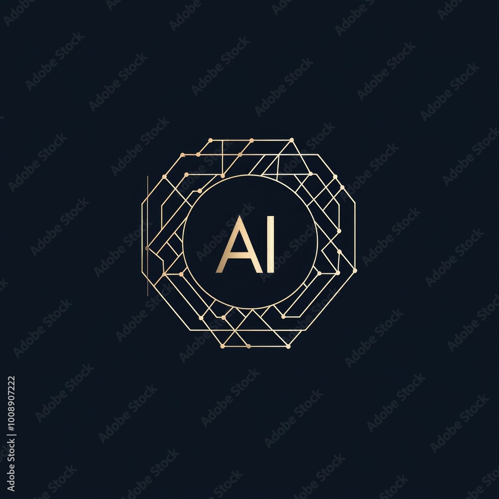 Poster elegant logo design with 